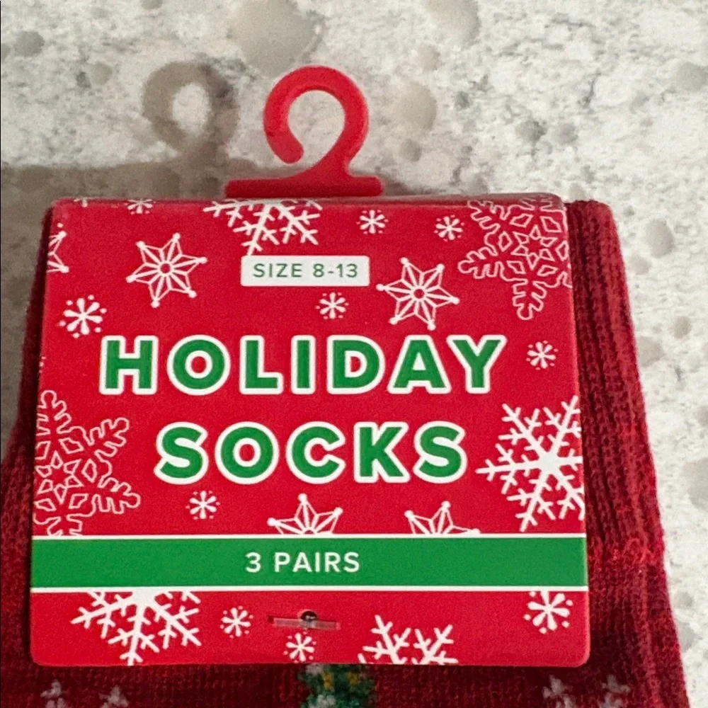 NWT Men’s 3 pack Christmas breathable novelty socks - Picture 6 of 11